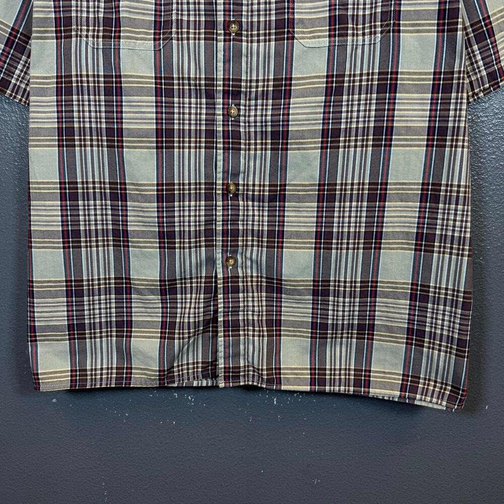Pendleton XL men’s flannel short sleeve button up shirt outdoor hiking - Picture 3 of 11